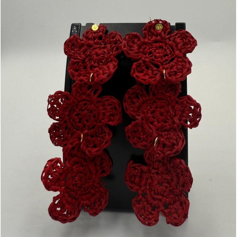 Boucle 3 Fleurs Jumelles